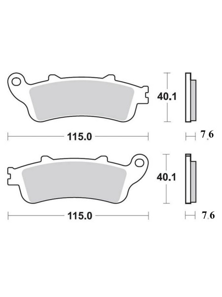 Тормозные колодки Braking 813CM66