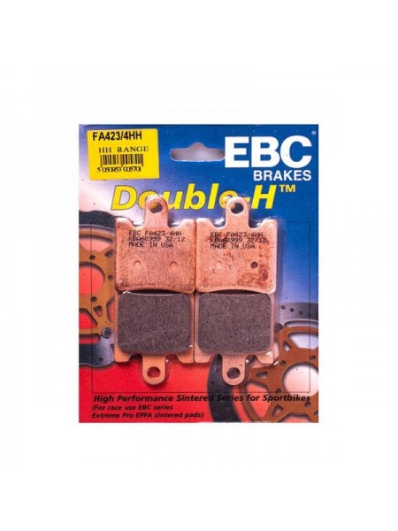 Тормозные колодки EBC FA423/4HH DOUBLE H Sintered (4 шт. в комплекте)