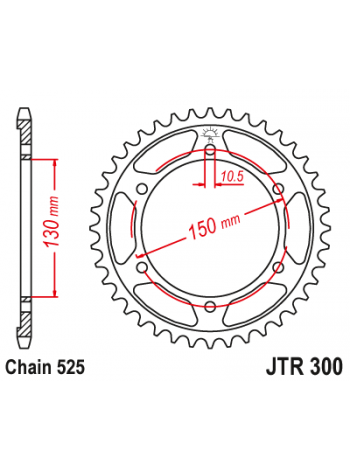 Ведомая звезда JT jtr300.46