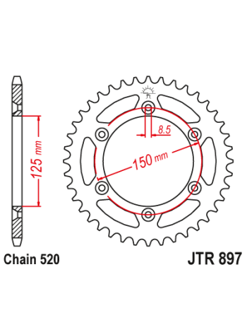 Ведомая звезда JTR897.48SC