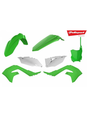 Комплект пластика Polisport на мотоцикл Kawasaki KX450F 2019 зеленый