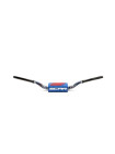 Руль Scar O2 Ø28.6 (11/8) Mcgrath-Short Style KTM темно - синий с синей подушкой