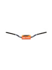 Руль Scar O2 Ø28.6 (11/8) Mcgrath-Short Style KTM темно - синий с оранжевый подушкой