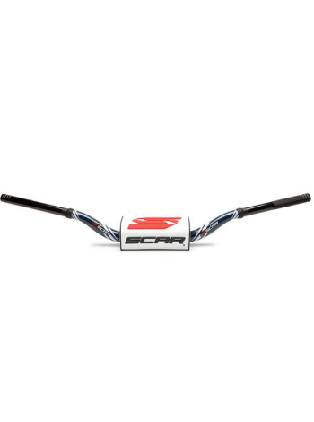 Руль Scar O2 Ø28.6 (1 1/8) RC Style синий-белый