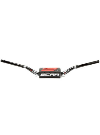 Руль Scar O2 Ø28.6 (1 1/8) под мотоциклы Yamaha YZ черная ручка