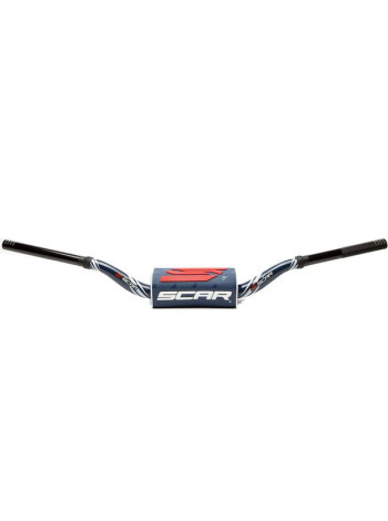 Руль Scar O2 Ø28.6 (1 1/8) под мотоциклы Yamaha YZ синяя ручка